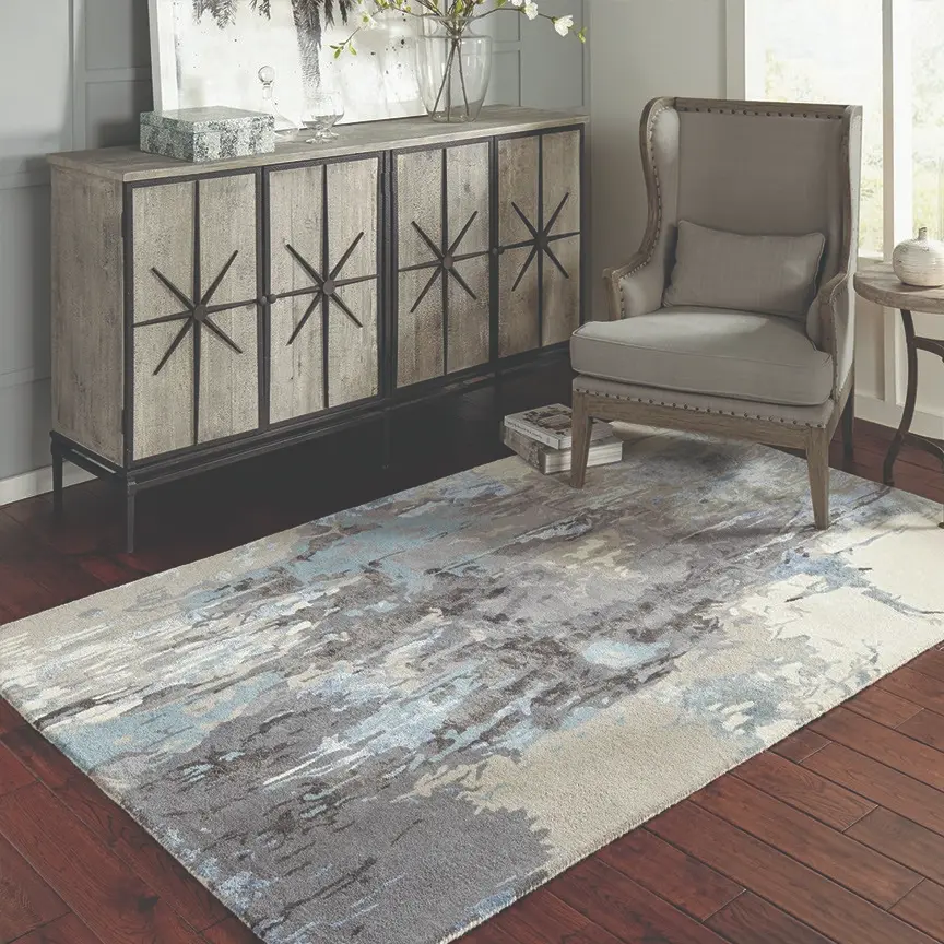 Area rug gallery image contemporary (7)