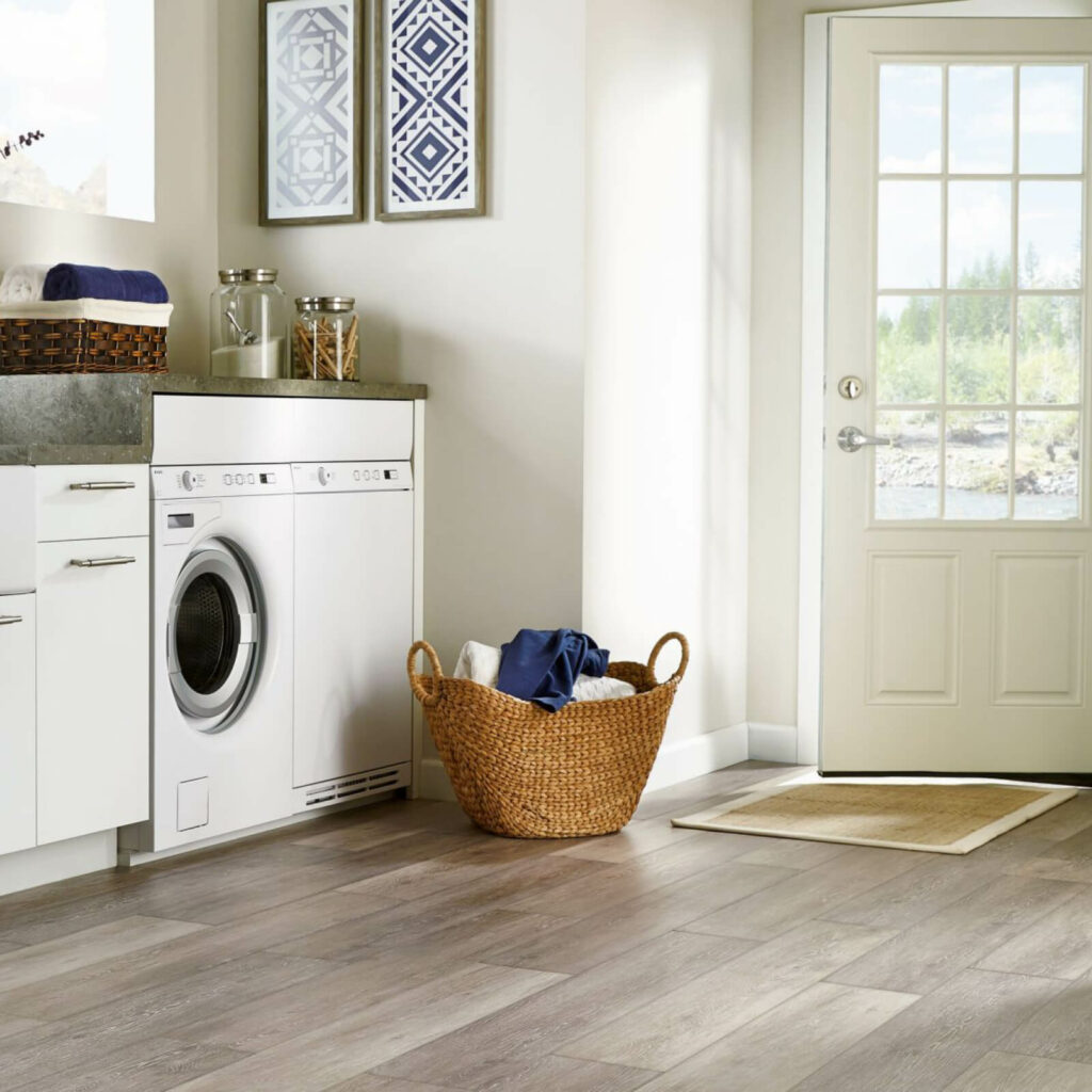 Laundry Room Vinyl Flooring | Hadinger Flooring Inc.